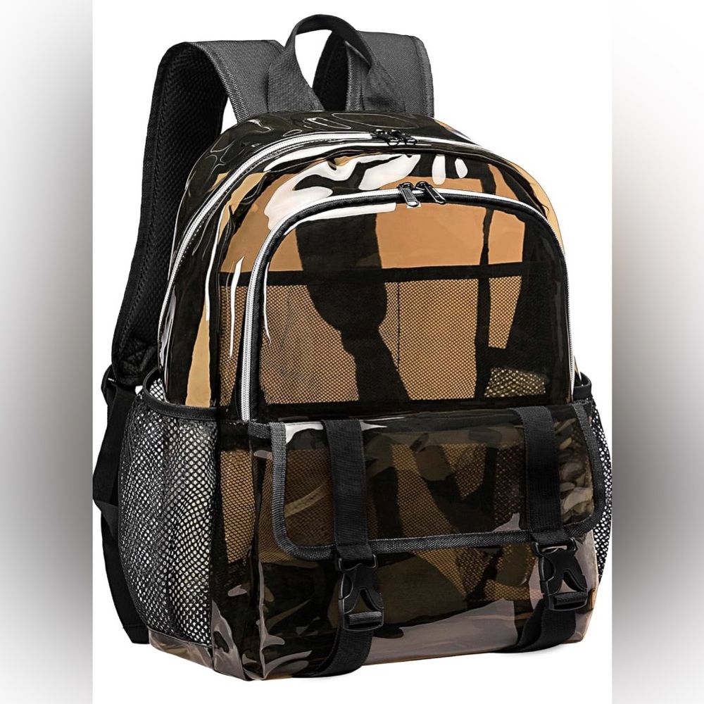 Clear Backpack (Brown) - image 1